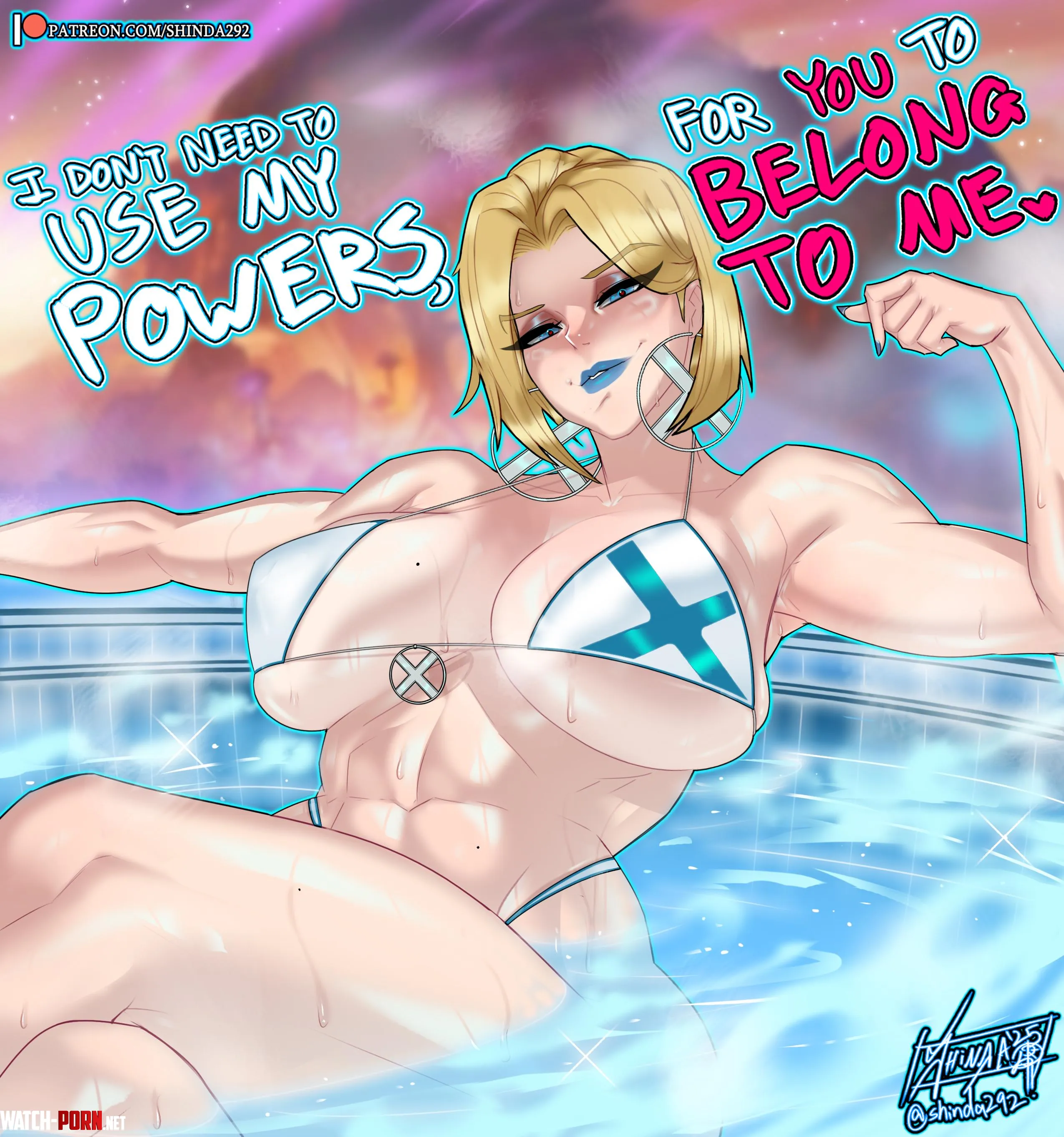 MuscleMommy Emma Frost (Shinda292) [Marvel Rivals] by Shinda292
