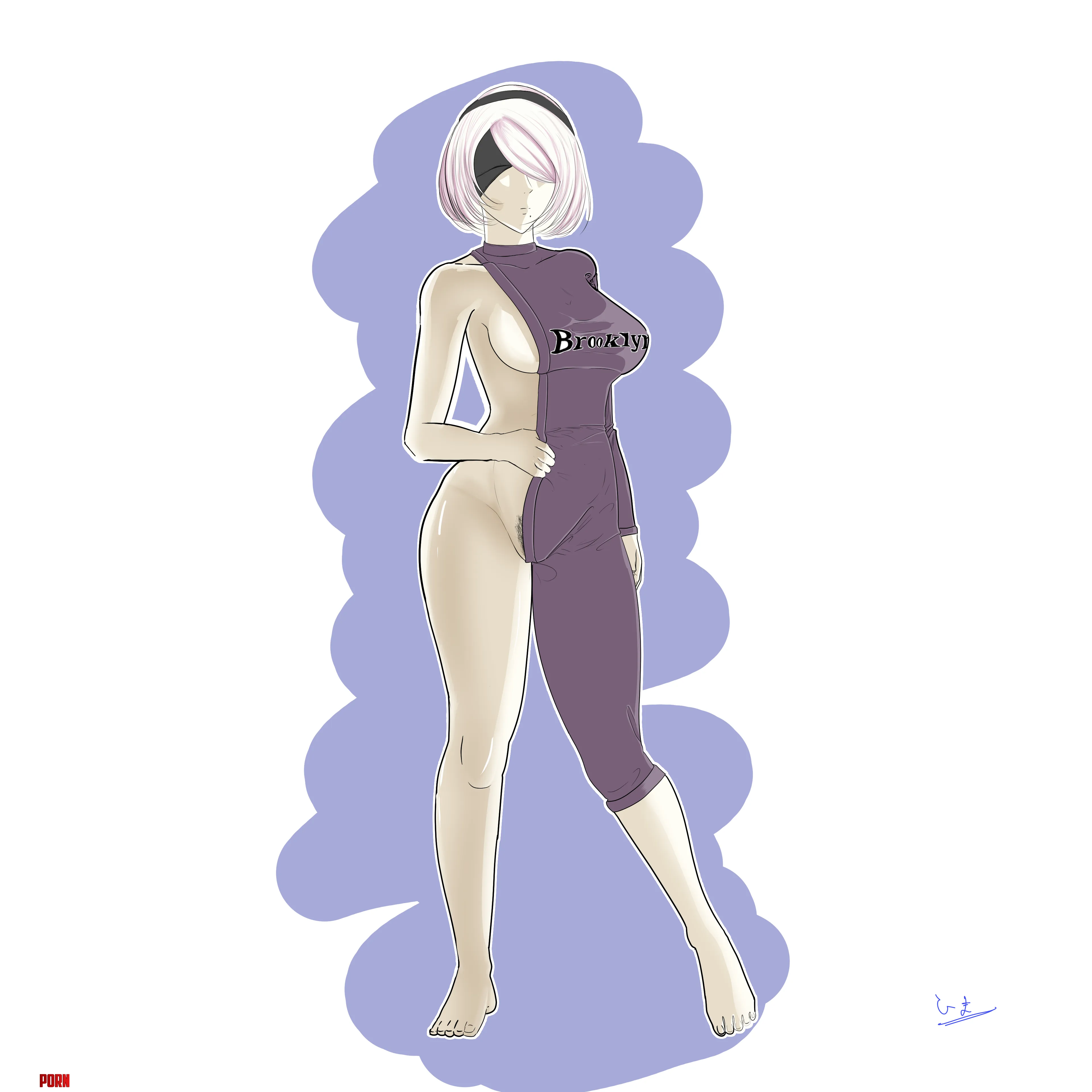 Fanart i did with a little bush by Hima_Cutie