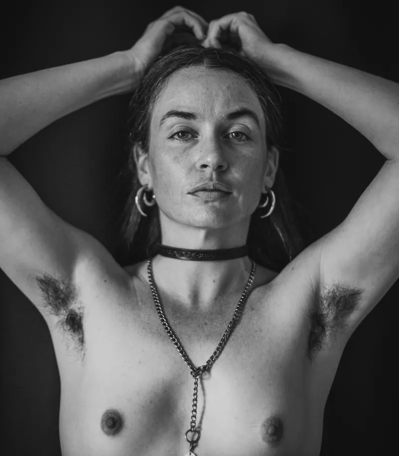 Thumbnail Capturing Intimacy: Self-shot Moments of Hairy Armpits