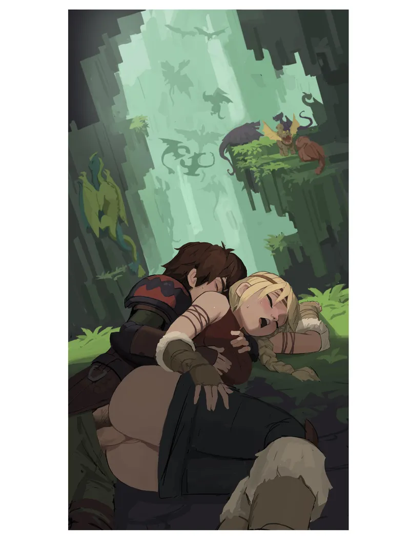 Thumbnail No_thoughts_anymore's Intimate Hiccup x Astrid Encounter | Rule34