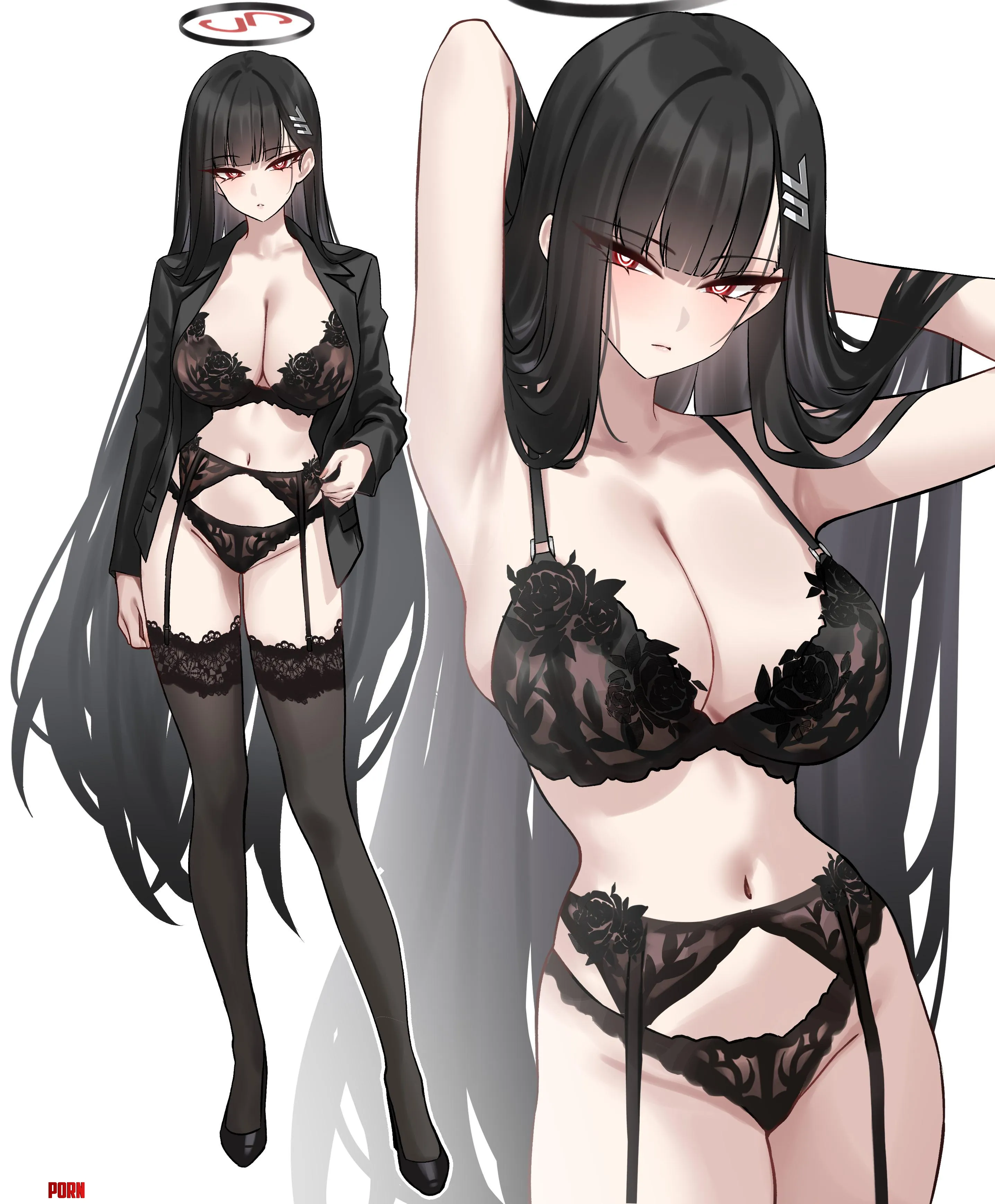 Rio lingerie (Shigure) [Blue Archive] by That-casual-guy