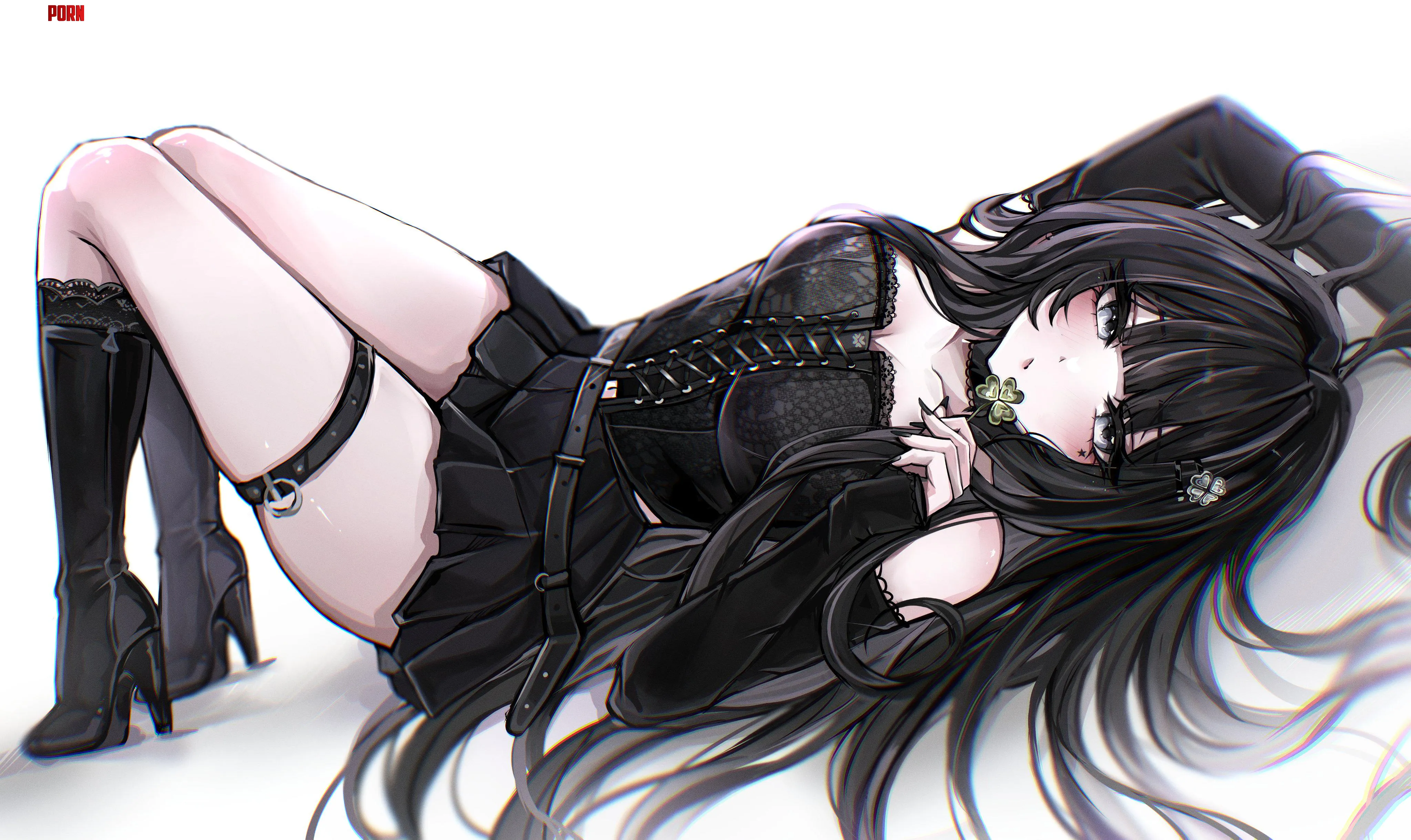 Goth Girl Clover [Original] (mokie) by WoolsonDaSheep