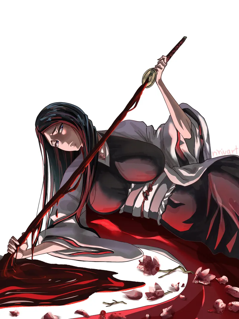 Thumbnail Mommy Unohana Bleach Hentai Sketch by Silent_Steak_9540