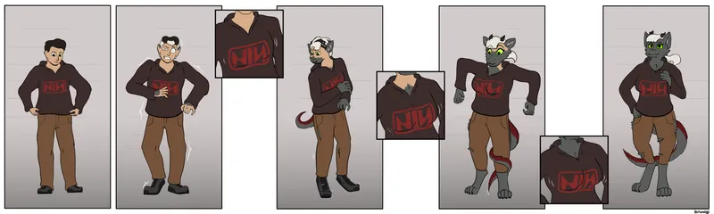 Thumbnail bnuuigi's Transformation Story: From Human to Furred Dragon | Transformation