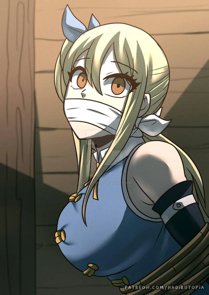 Thumbnail Lucy Heartfilia Gagged (Hadirutopia) by peachjabba