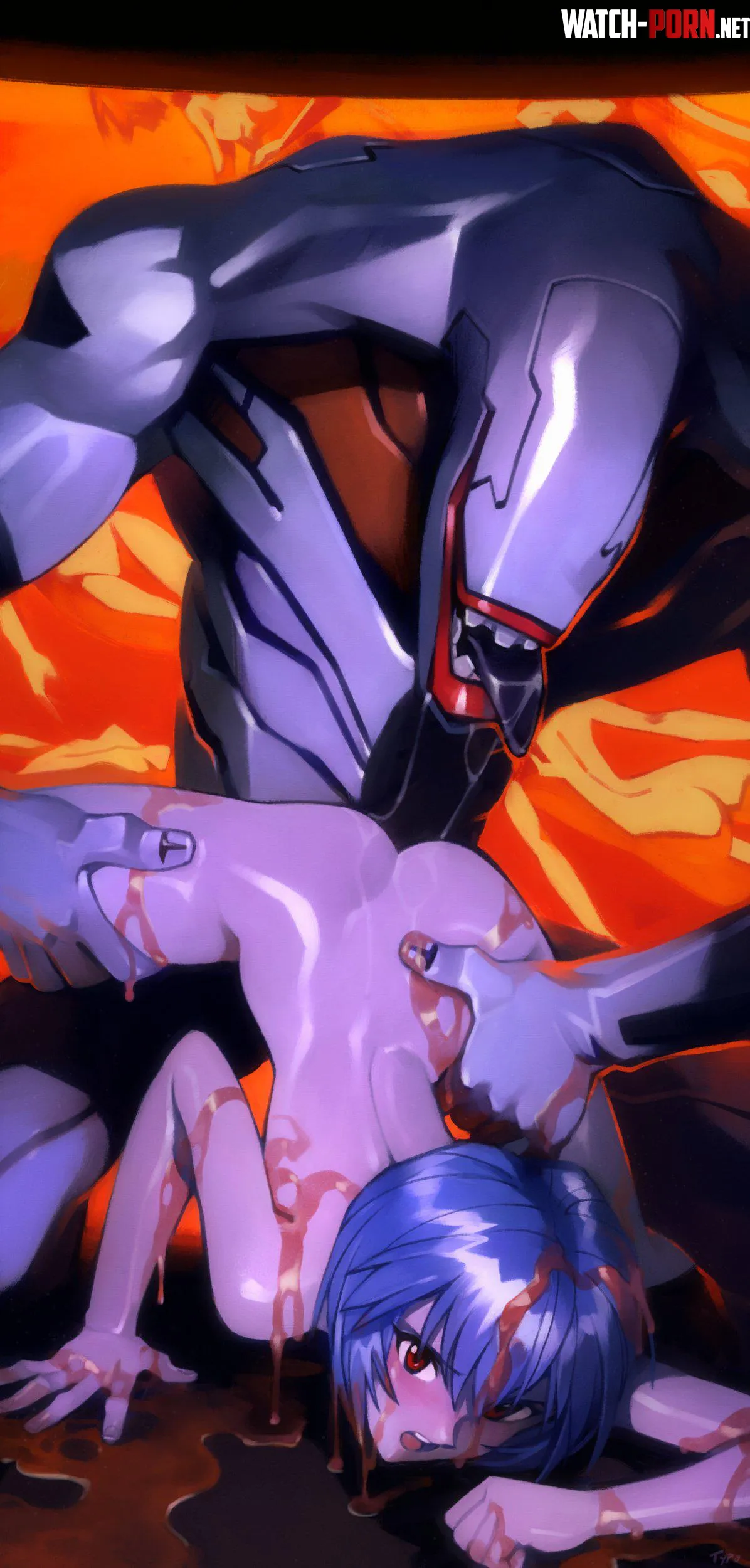 Rei's not getting away (optionaltypo) [neon genesis evangelion] by Da_Darius