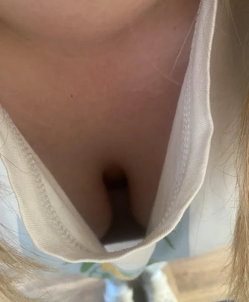 Thumbnail No Bra Today by EeveeGracex | Downblouse Category