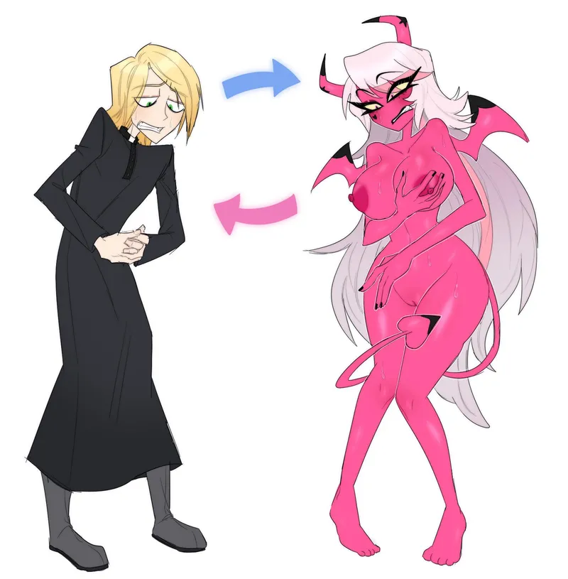 Thumbnail Witness Verosika/Priest Body Swap by New-Database-7048 | Transformation