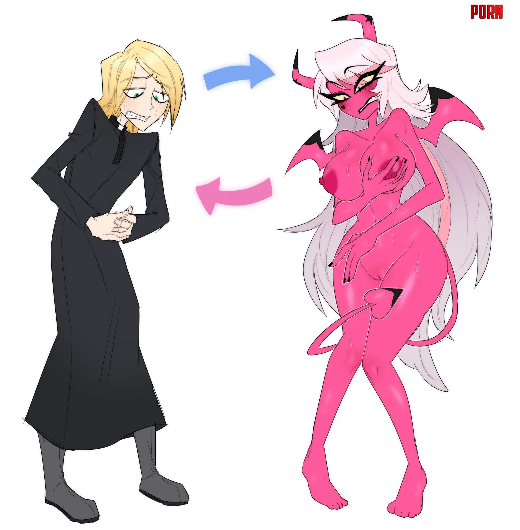 Verosika/Priest body swap (By eloehhl) by New-Database-7048