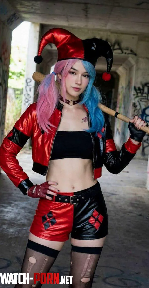 my harley quinn cosplay (luna) by evildollxx