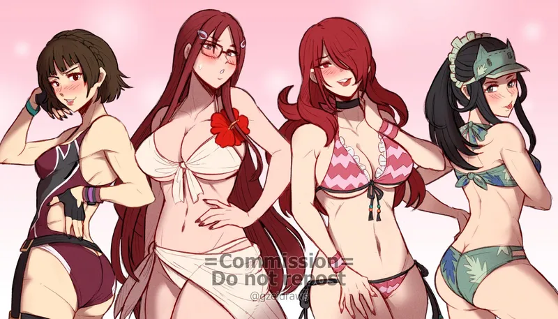 Thumbnail Valkyria Chronicles x Persona Art: Swimsuit Swapping by Terran117 in BigAnimeTiddies