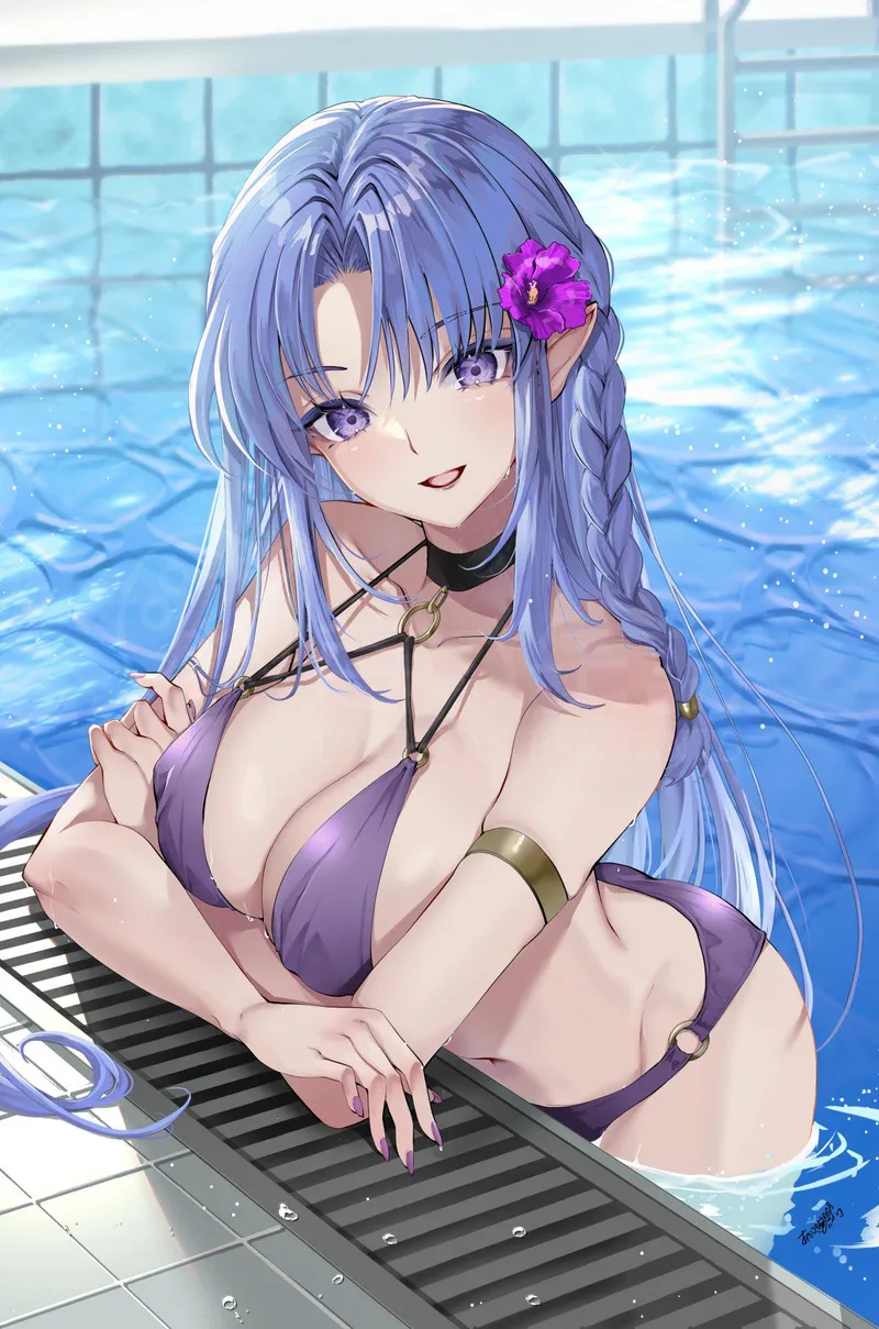 Thumbnail Purple Swimsuit Hues in Fate | xSoulsaber | pantsu