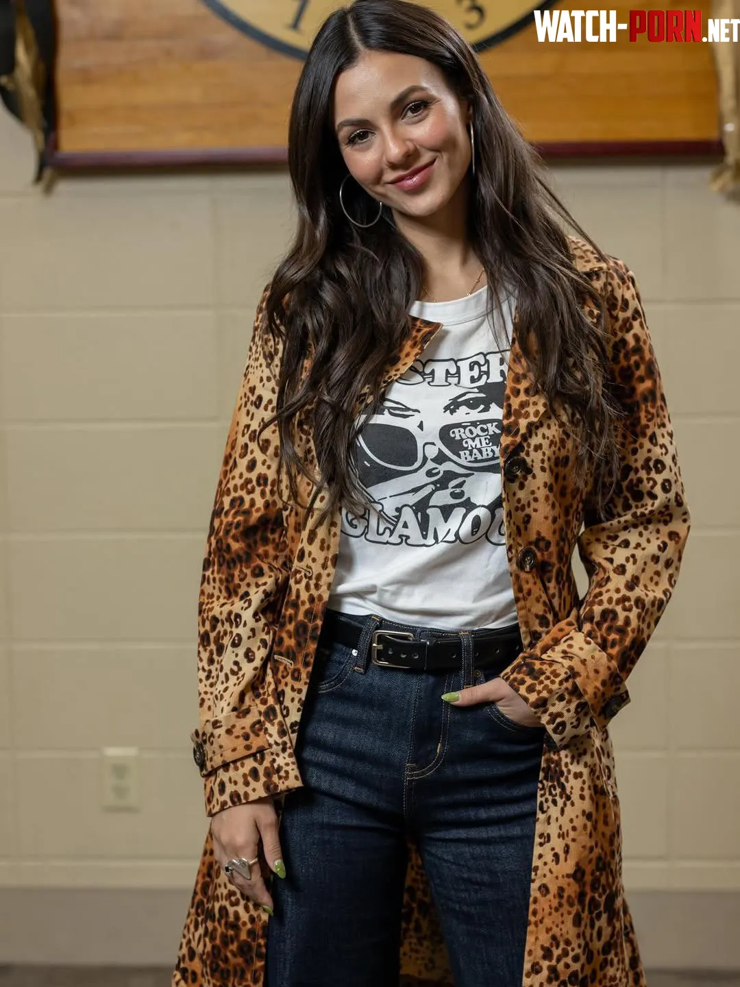 Victoria Justice at Bryant University on April 27, 2026. by RealWorldToday