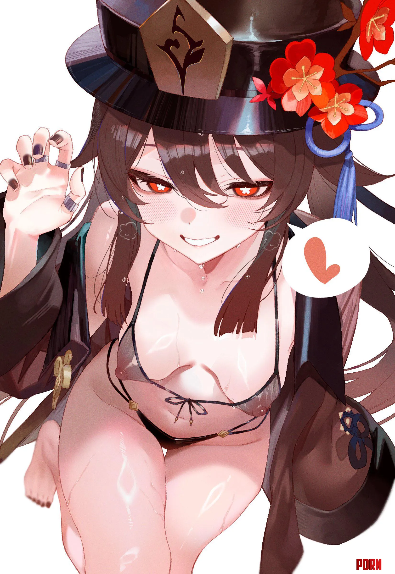 Teasing Hutao [Genshin Impact] (Suujiniku) by Wattatopz