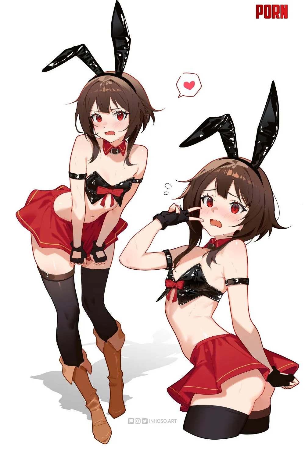 Bunny Megumin (Inhoso) by Wattatopz