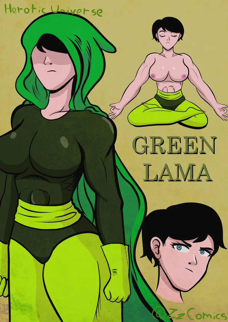 Thumbnail Green lama (herotic universe version) by Zz_comics