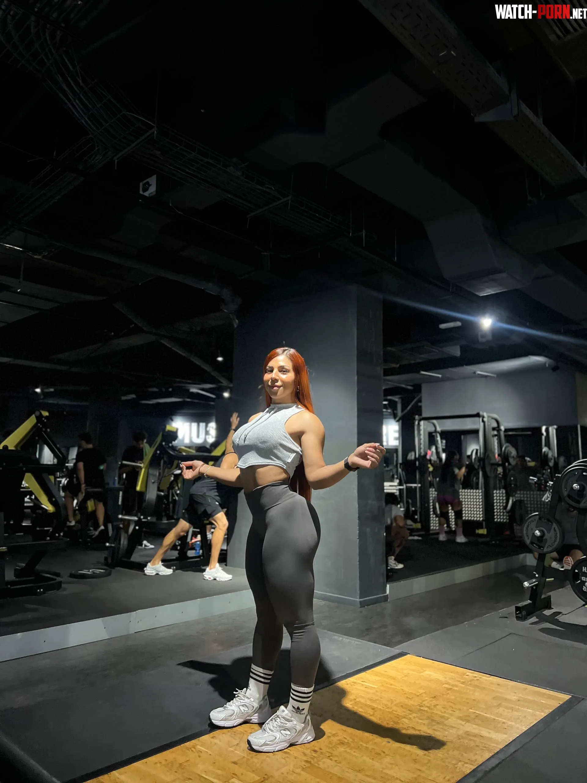 Smiling and always going hard at the gym by Real-Diver8010