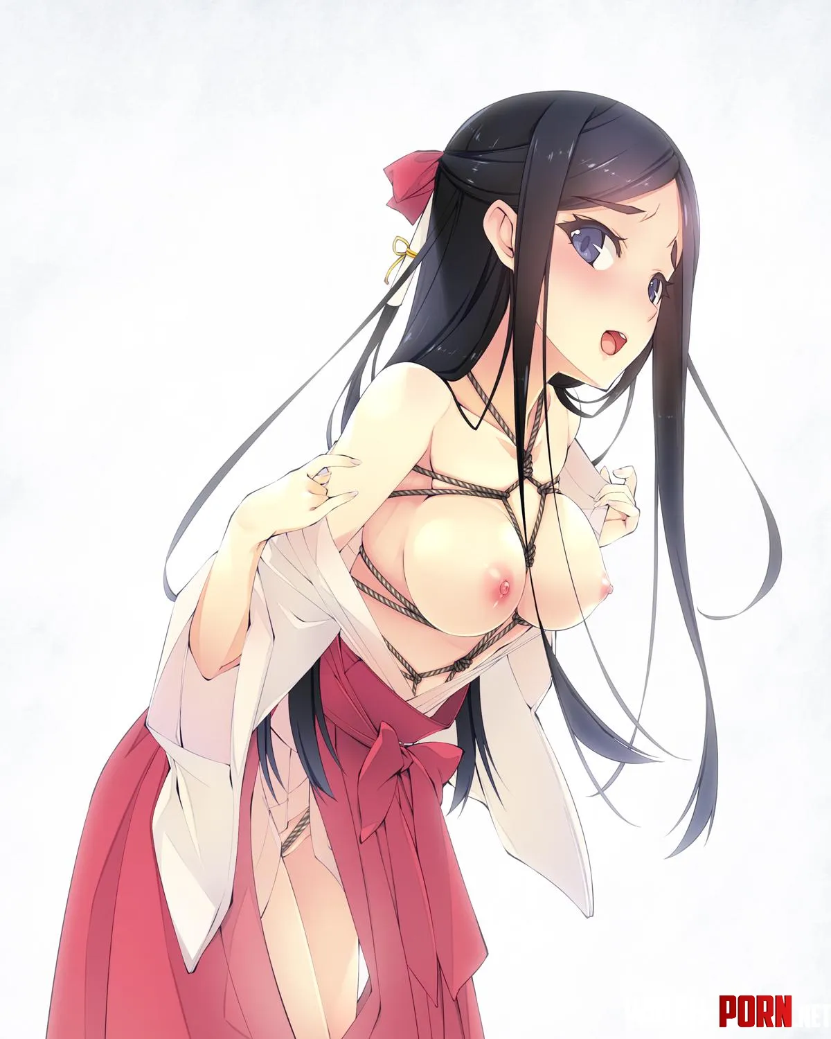 Shibari miko [Original] by Attacking_Diarrhea