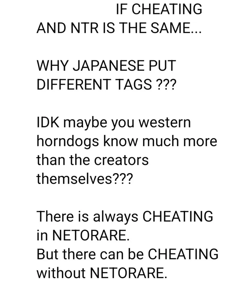 Thumbnail 'Had an argument about a doujin...' - A Humorous Take on netorare by Shinratenseikami