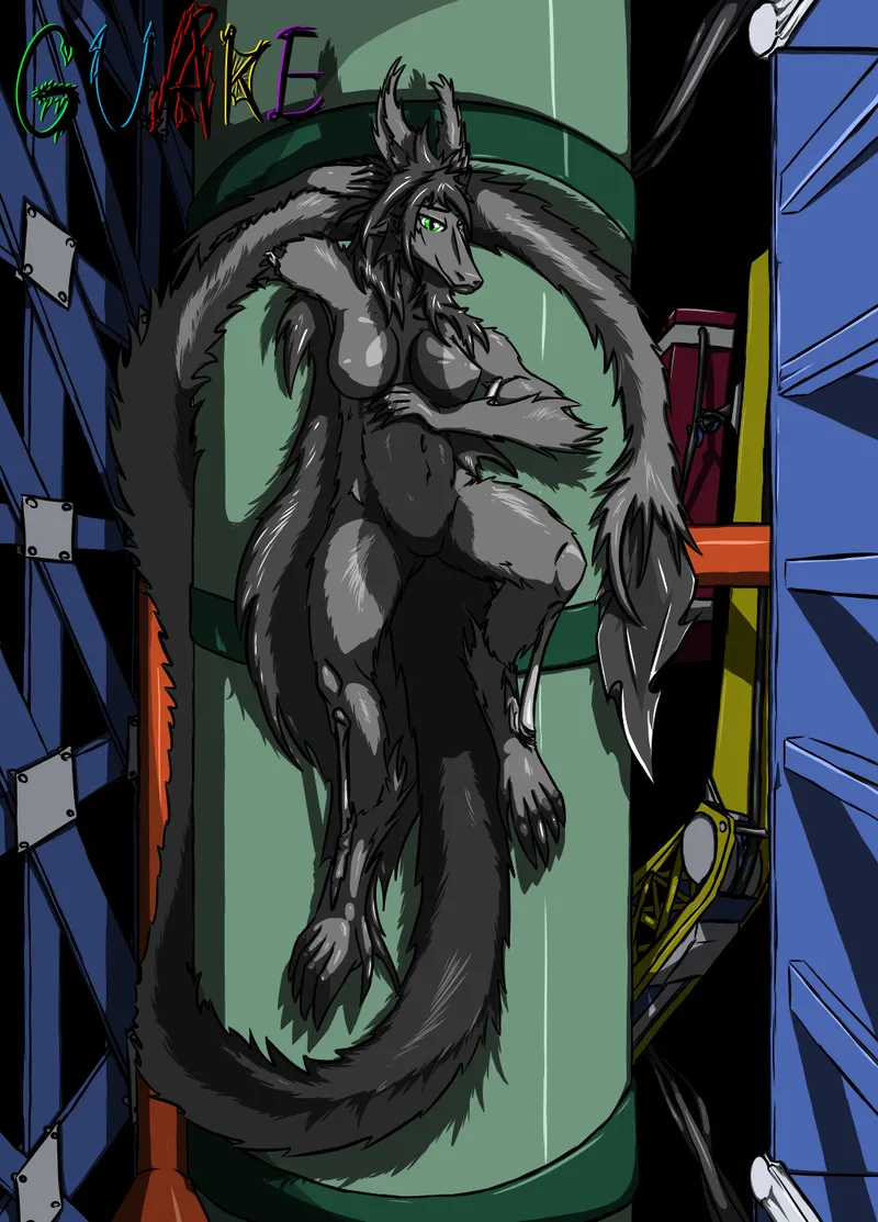 Thumbnail Step into the Furry World: Hydraulics Room Art by GuakeTheAcinid