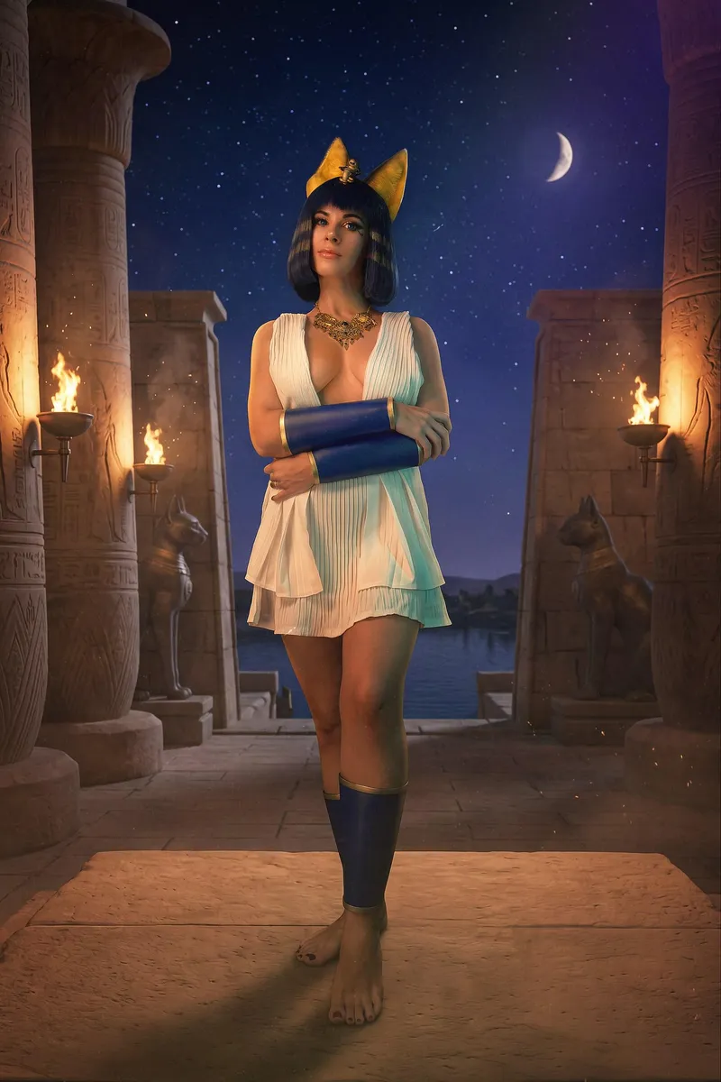 Thumbnail Yuna Kairi Portrays the Charming Ankha from Animal Crossing in a Cosplay Masterpiece
