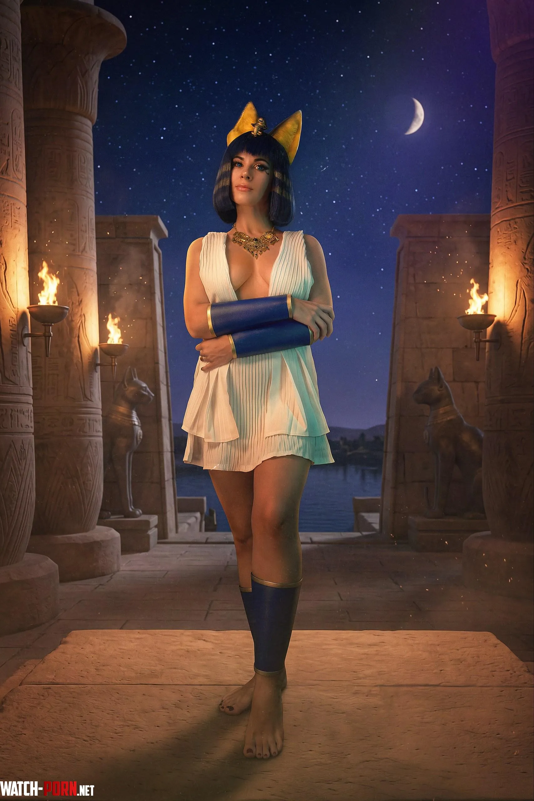 Ankha from Animal Crossing by Yuna Kairi by YunieSunshine