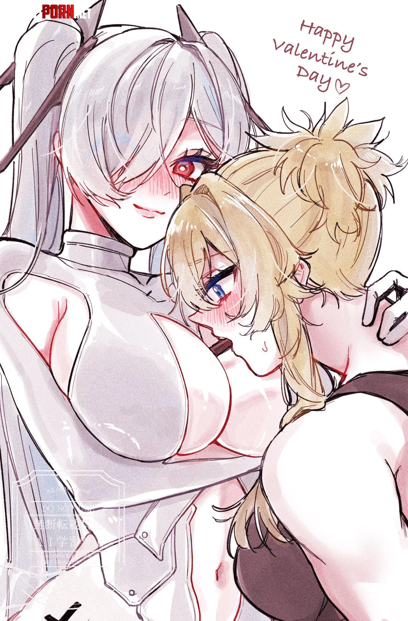 The correct way to play the Pocky game (chocore) [Nikke] by MillionHypotheses