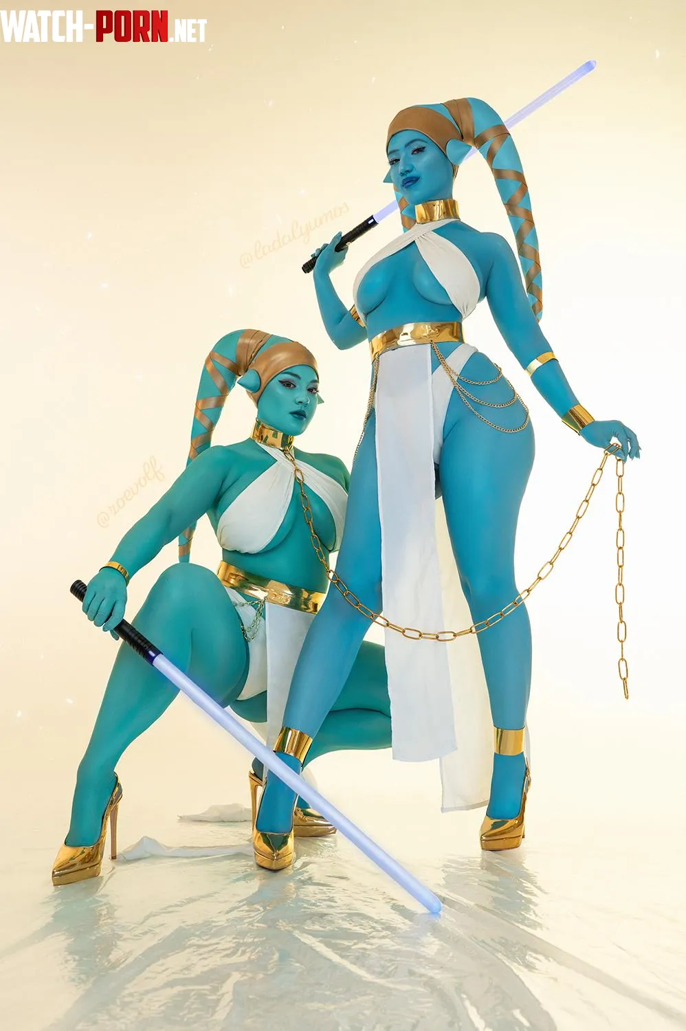 Twi'lek jedis by Lada Lyumos & Zoe Volf [Star Wars] by LadaLyumos