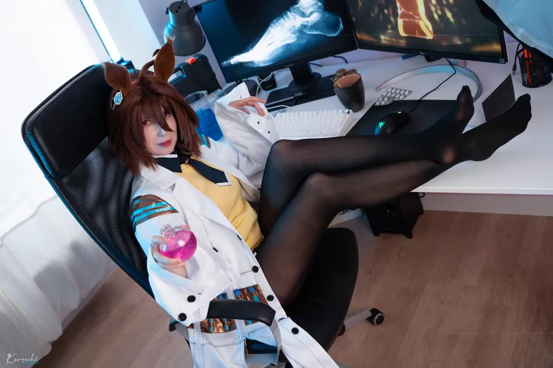 Thumbnail Kerocchi Impresses as Agnes Tachyon from Uma Musume in Self-Cosplay