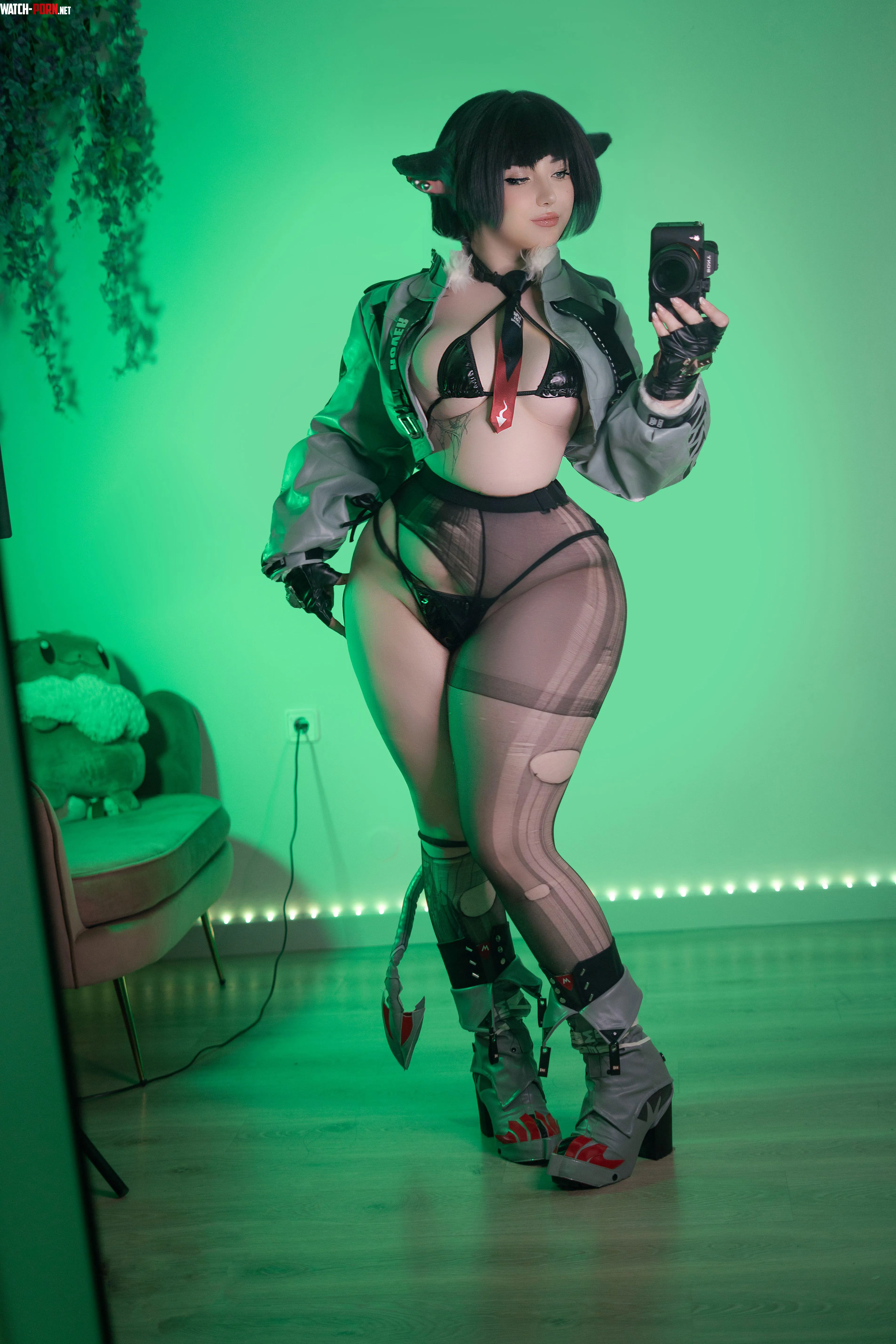 You might find yourself in a sticky position with Jane Doe (Kuroitsne) by Kurokitsunexcos