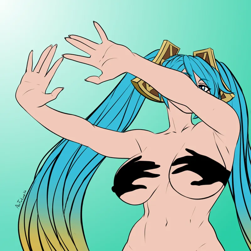 Thumbnail An Artistic Insight: 'Sona's Shadow Bra (by Lady Fortune)' by Knight_Prime_4597 in the Rule34LoL Category