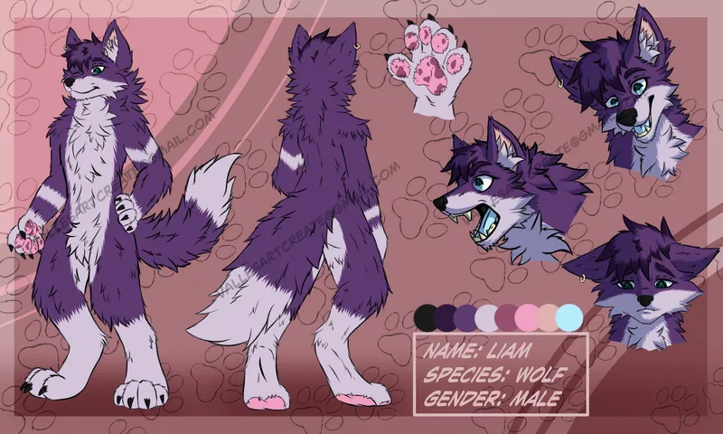 Thumbnail Reference sheet! :3 by VallesGames