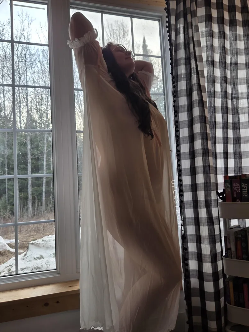 Thumbnail Answering the Door in Irresistible Lingerie | cestrose