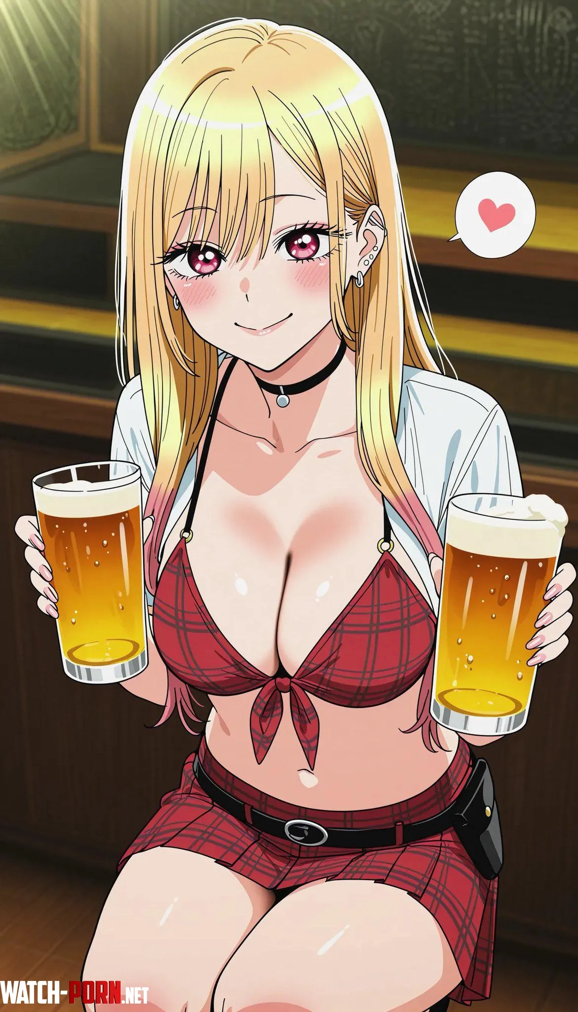 Marin with Drinks [Dress-Up Darling] by WoolsonDaSheep