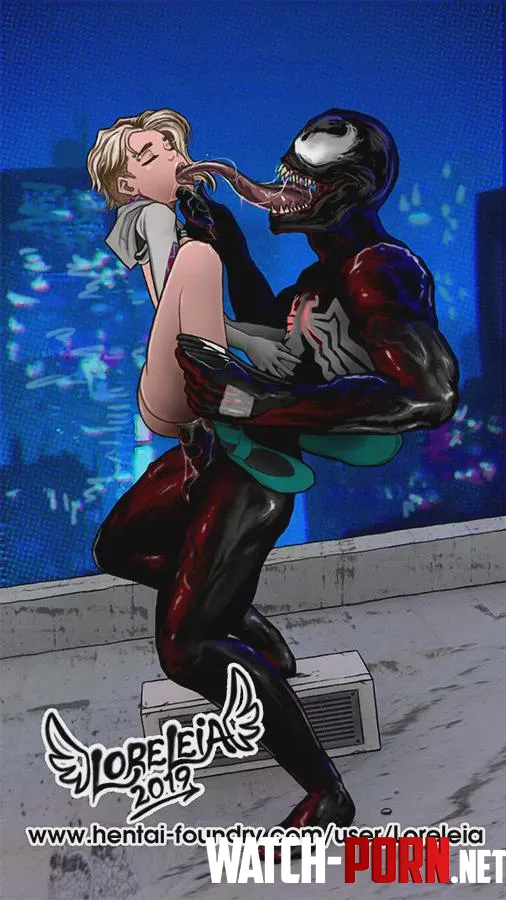 Gwen x Venom (Loreleia) [Marvel Comics] by RavenGleams