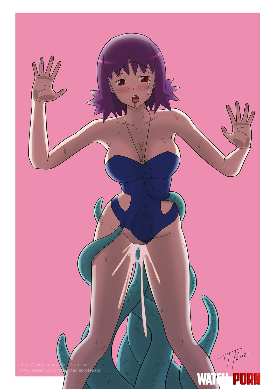 Prof. Ivy & tentacle goodness (TheTentacleProfessor) [Pokémon] by EnigmusPrime