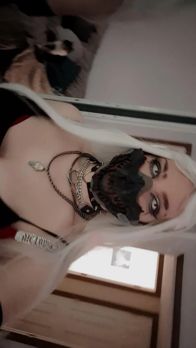Thumbnail Keeping the Mask On: A Big Tiddy Goth GF's Daring Adventure by KetoStarr32