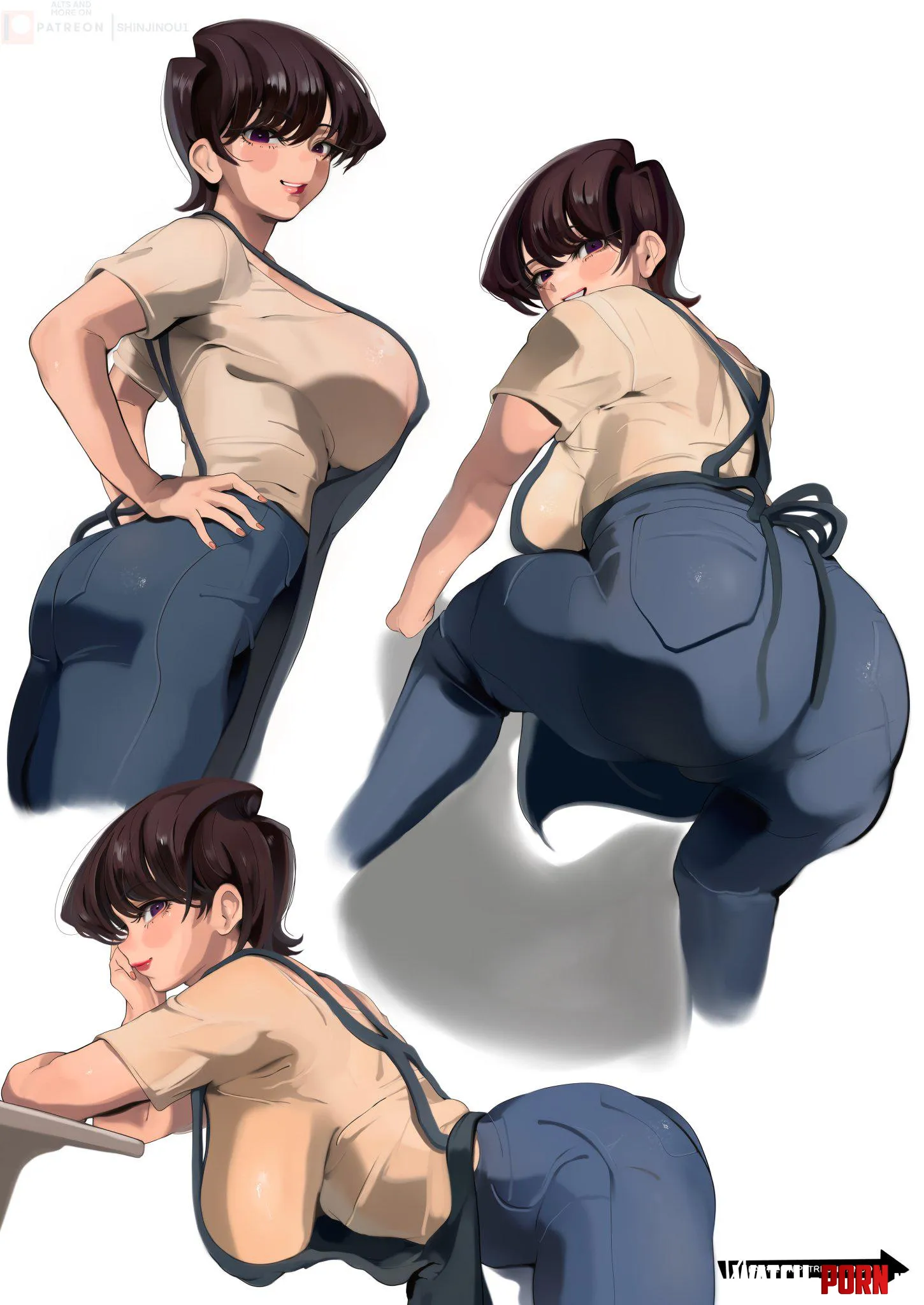Shuuko Komi Apron (LadyShin) by Bazaarthrone