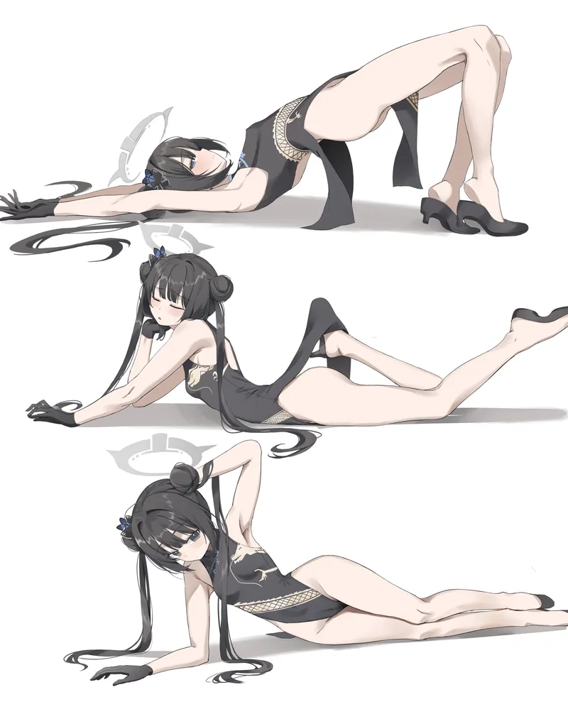 Thumbnail Posing with Kisagi by AnotherAntBitesDust in ecchi