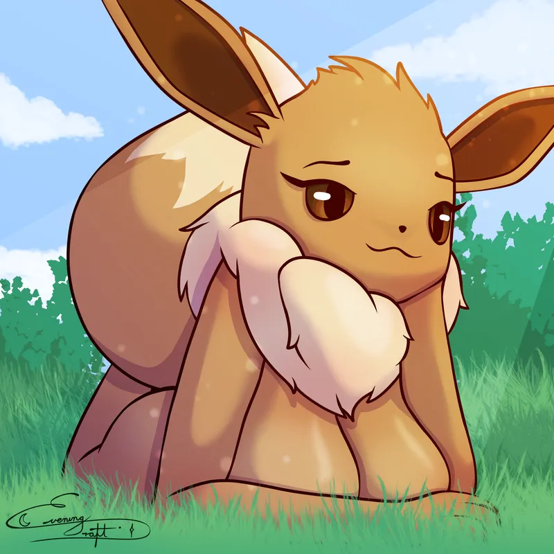 Thumbnail Experience 'Taking a Little Break | Eevee [F](Evening Draft Art)' with EveningDraftArt