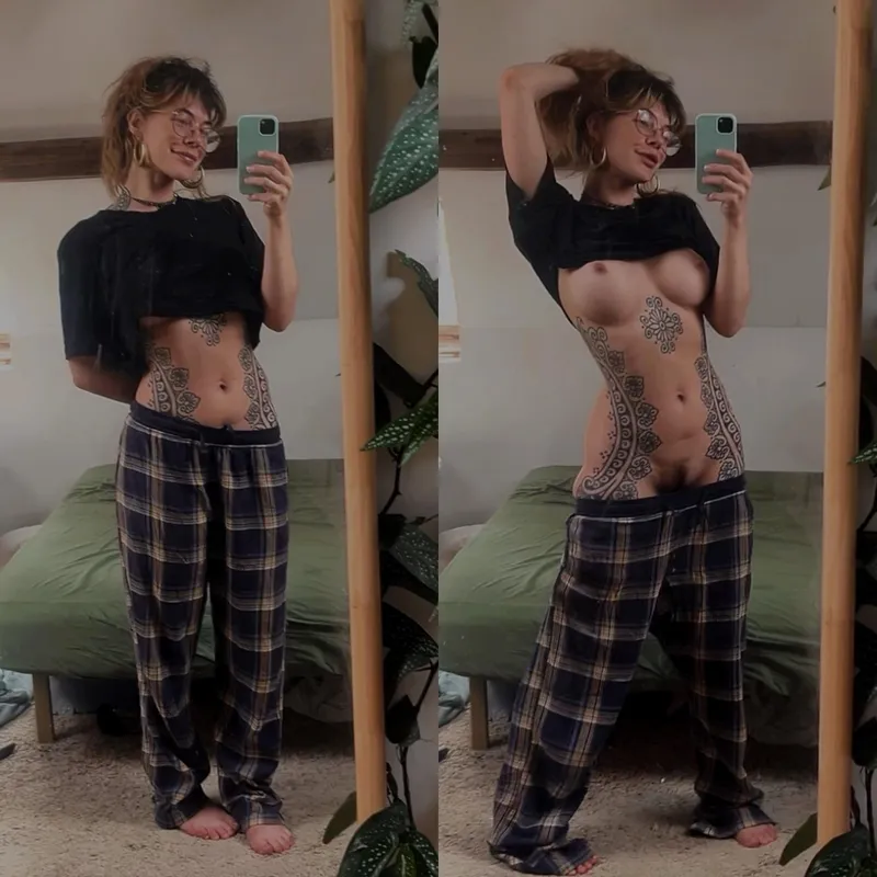 Thumbnail NoraFae_ Reveals Fresh Out of Bed Goth Gf Look | gothsluts