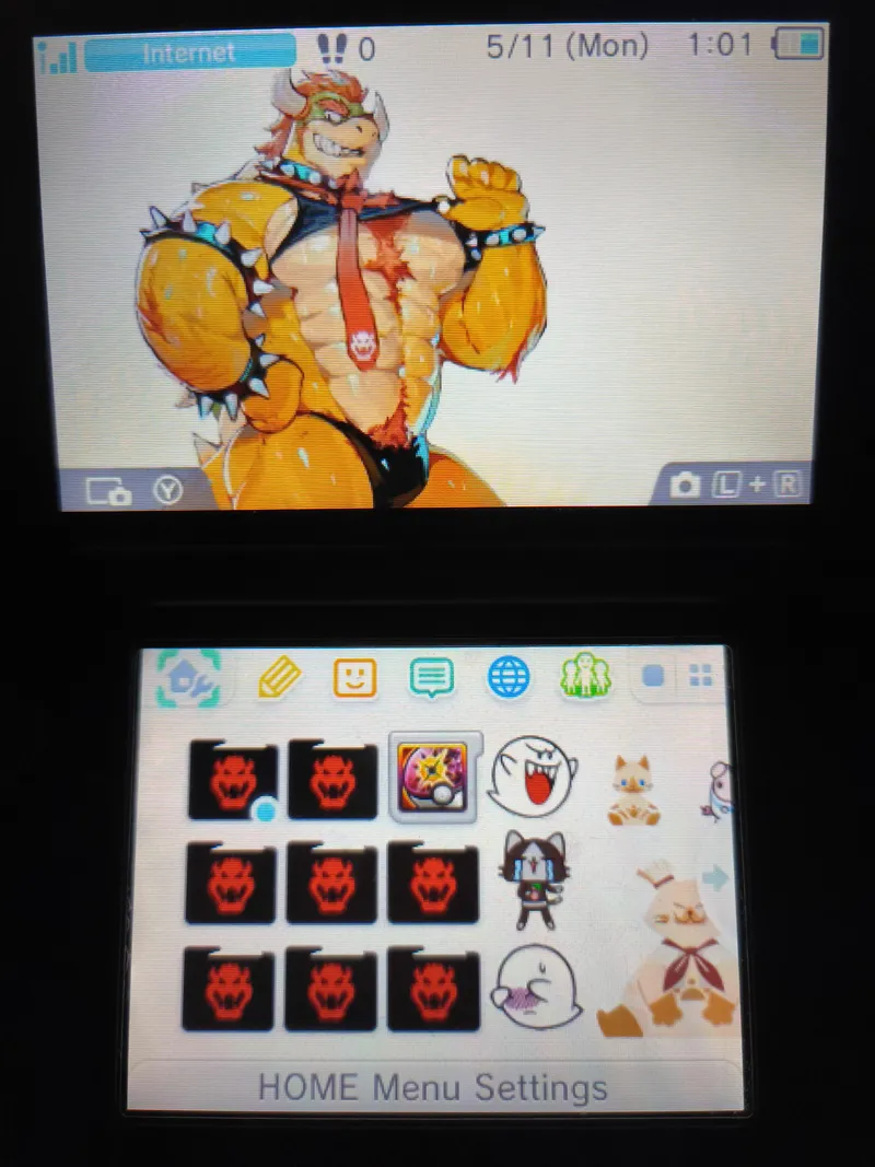 Thumbnail 3DS Bowser Theme Art by @papyuuno | baramanga
