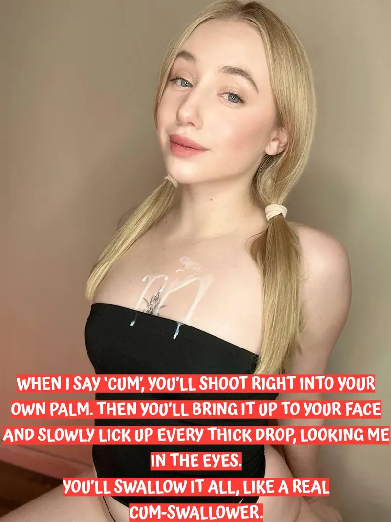 Thumbnail Hold, Show, Swallow: The Cum Challenge by WaffleGaze