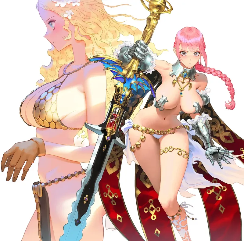 Thumbnail Sultry Solange and Rebecca: SiarX's Code Princess Ecchi