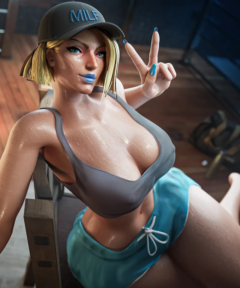 Thumbnail Emma at the gym (Jokar) [Marvel Rivals] by Poke-Oji