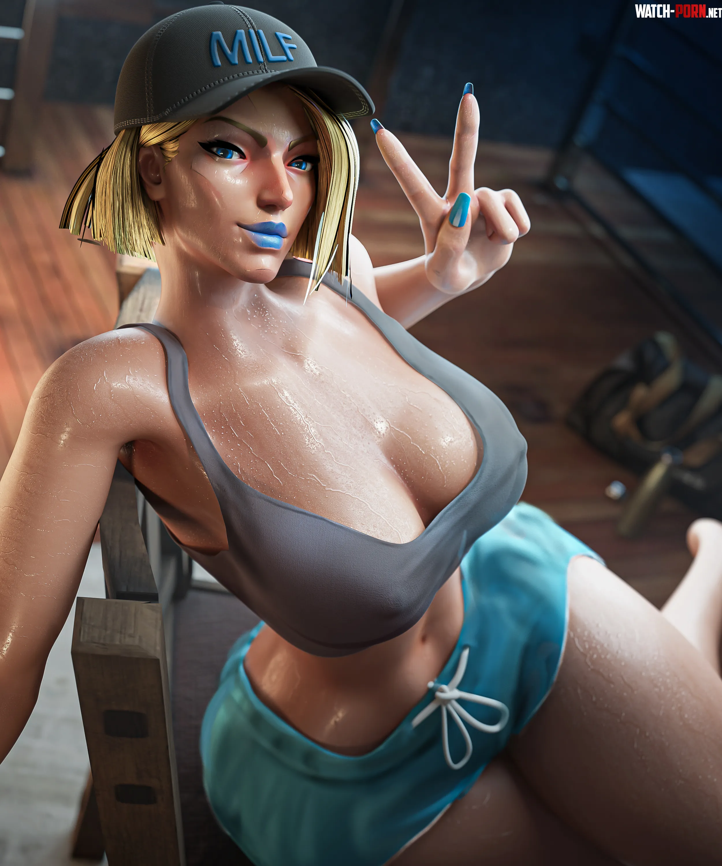 Emma at the gym (Jokar) [Marvel Rivals] by Poke-Oji