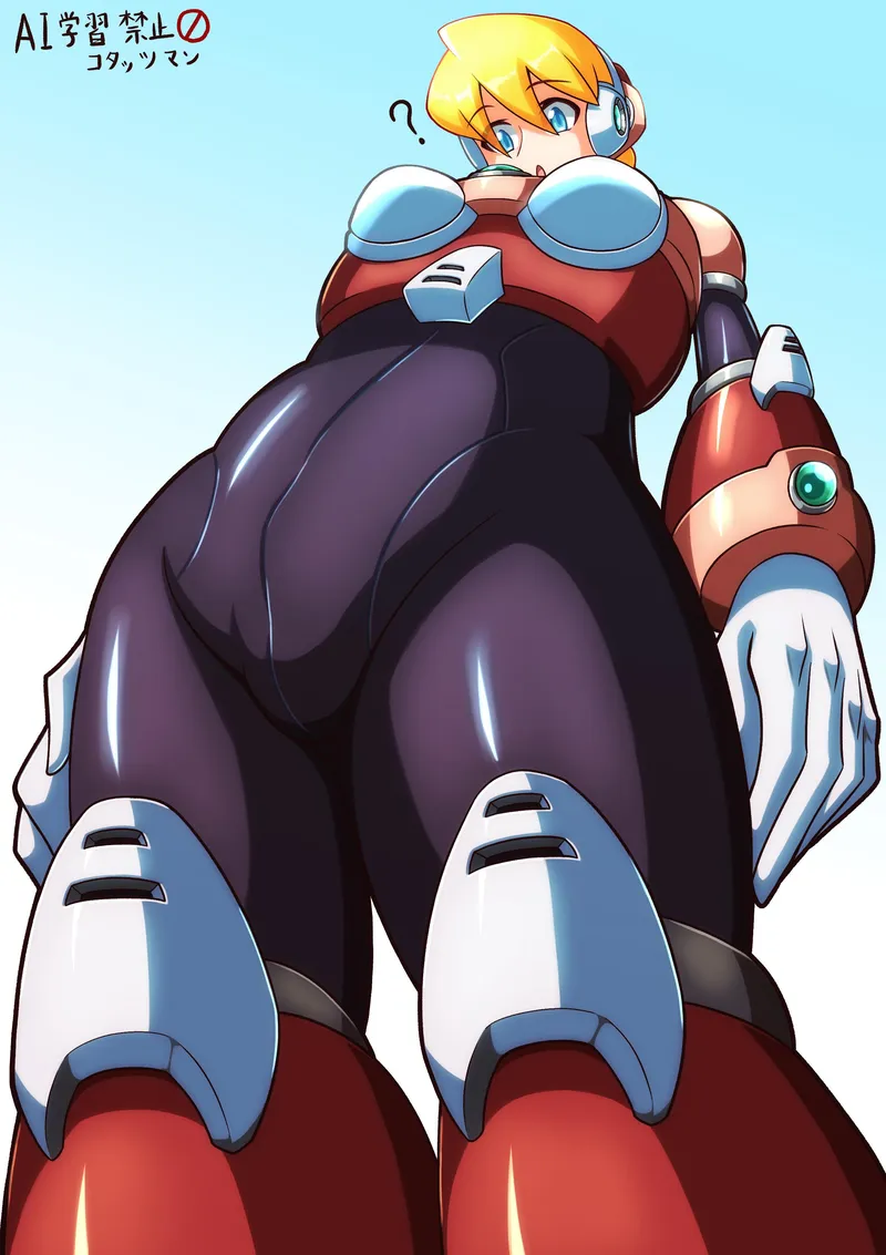 Thumbnail Looking at Alia from a great angle (kotatuman_dash) [Mega Man] by LafterMastr