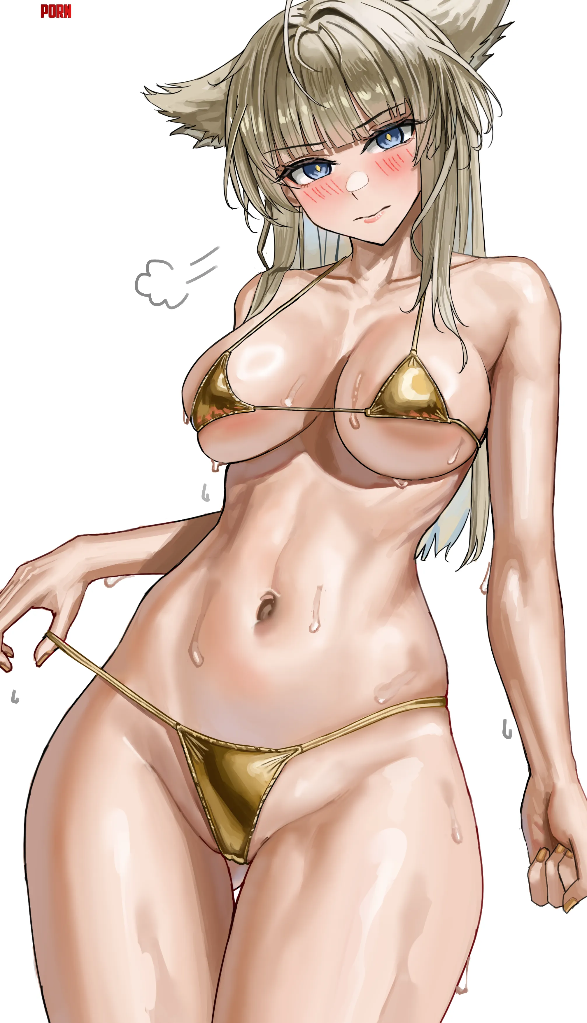 Perlica in gold bikini by xSaviour_N