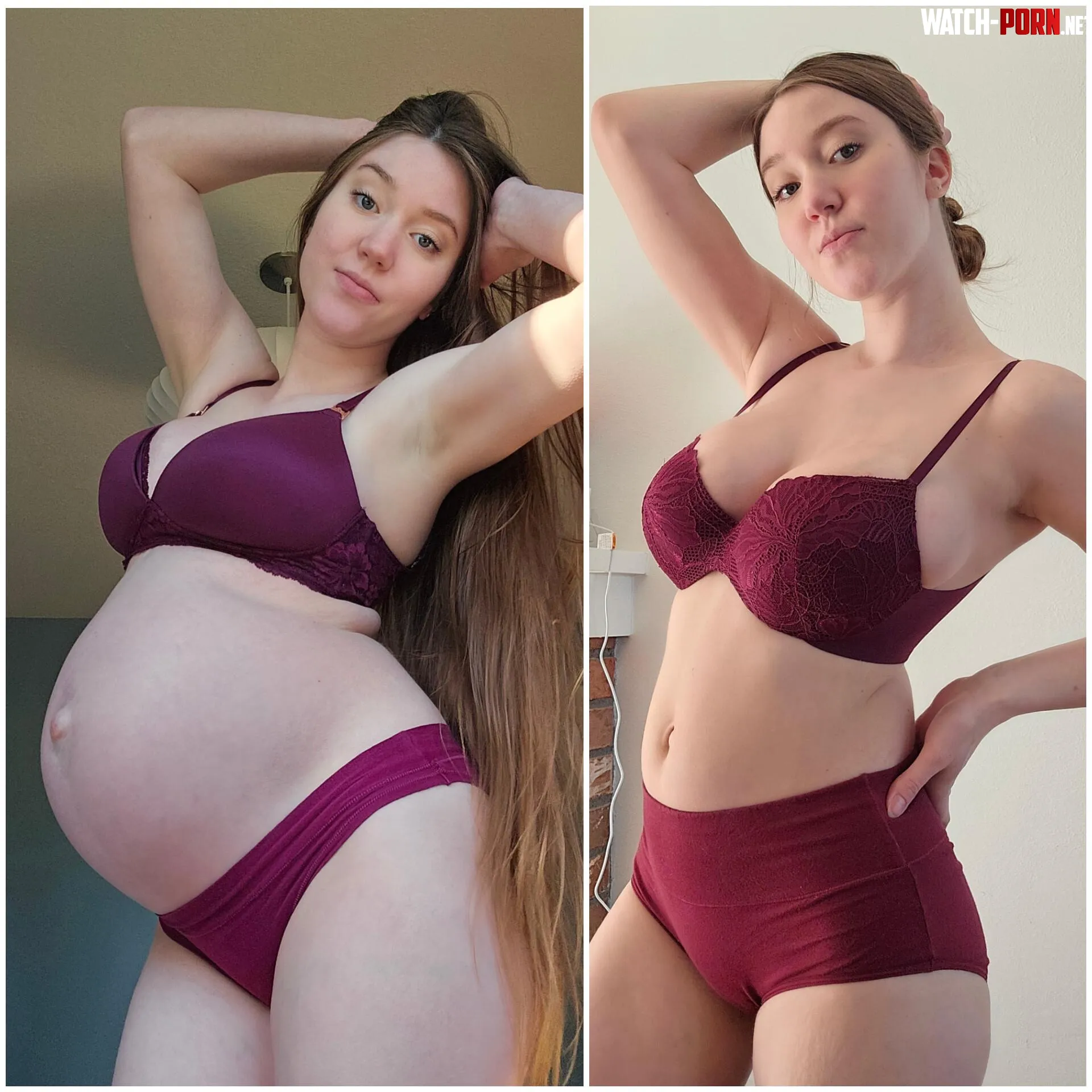 Pregnant vs postpartum by jade_love_12345