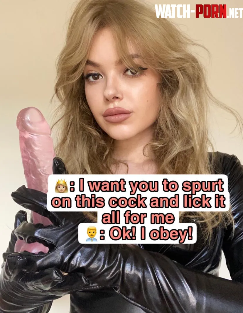 You spurt on it and then you lick it [oc] by Missmaudedoll
